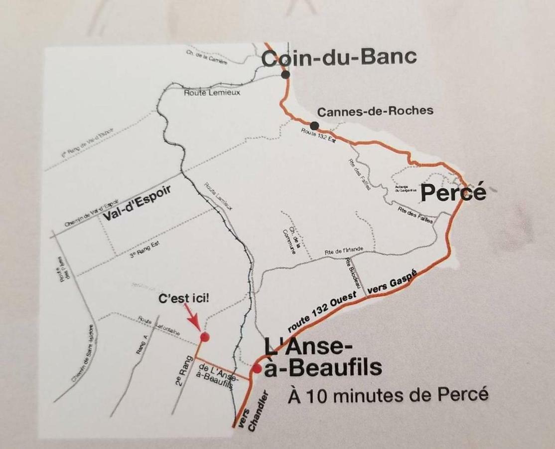 Gite Aux Jardins De L'Anse Perce Exteriör bild
